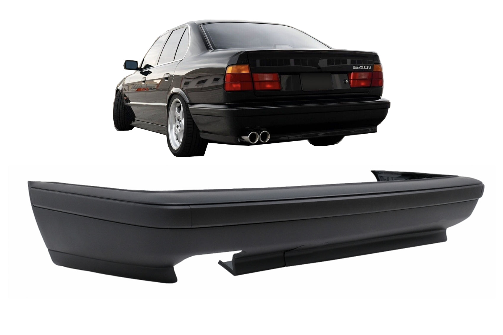 Stoßstange für BMW 5er E34 Limousine 1987-1995 M-Tech Design Aufprallplatten Carpartstuning Austria