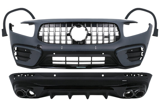 Bodykit für Mercedes GLB X247 19–23 GLB35 Design Stoßstange Doppelendrohren Runden Carpartstuning Austria