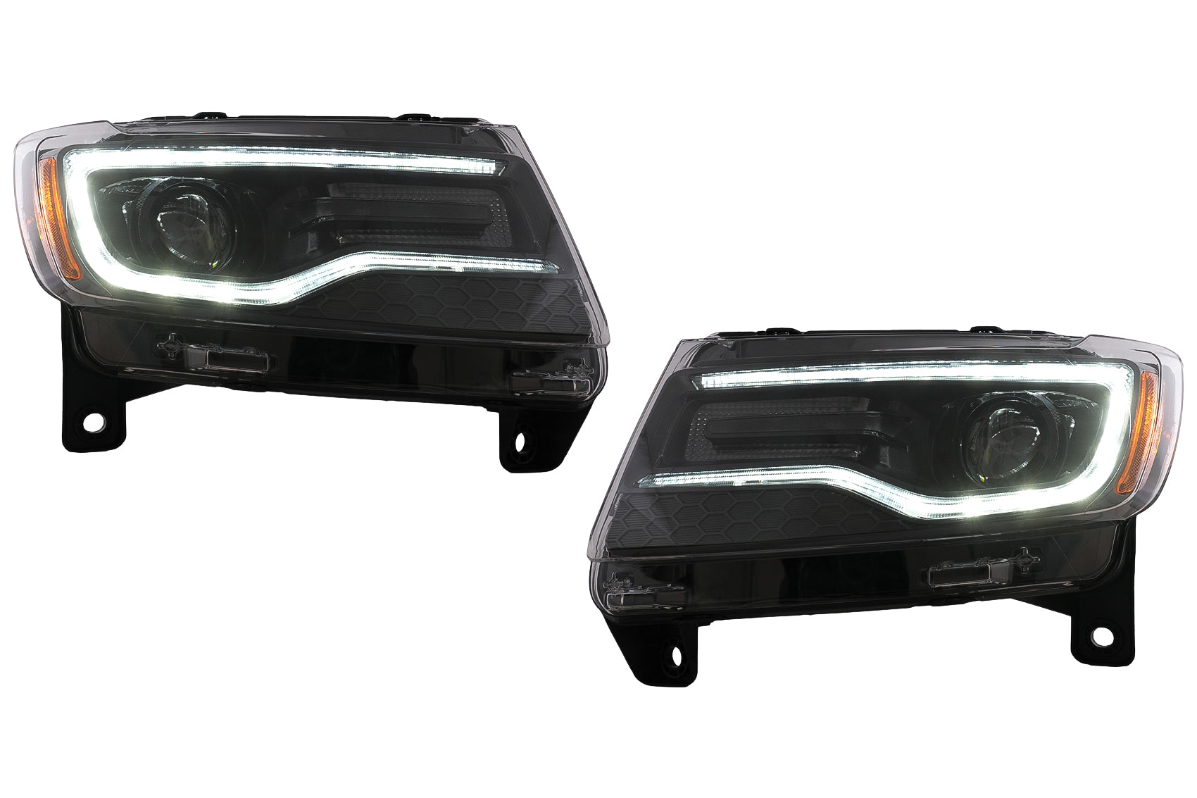 LED-Scheinwerfer für Jeep Grand Cherokee IV WK2 2011-2013 Dynamische Blinker Carpartstuning Austria