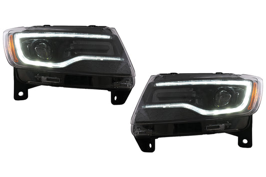 LED-Scheinwerfer für Jeep Grand Cherokee IV WK2 2011-2013 Dynamische Blinker Carpartstuning Austria