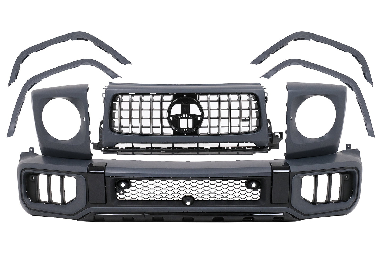Stoßstange für Mercedes G-Klasse W463 W464 2018–2022 Kühlergrill Radkästen Scheinwerferblenden Carpartstuning Austria