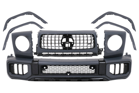 Stoßstange für Mercedes G-Klasse W463 W464 2018–2022 Kühlergrill Radkästen Scheinwerferblenden Carpartstuning Austria