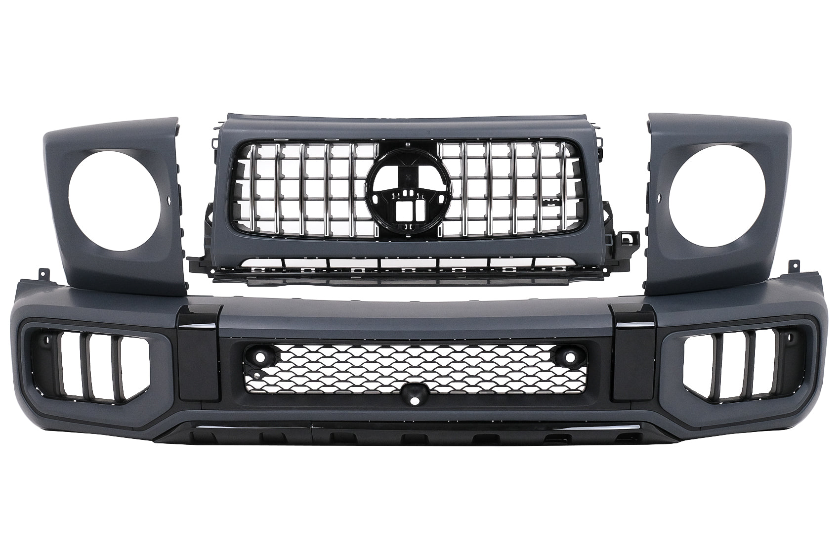 Stoßstange für Mercedes G-Klasse W463 W464 2018–2022 Kühlergrill Radkästen Scheinwerferblenden Carpartstuning Austria
