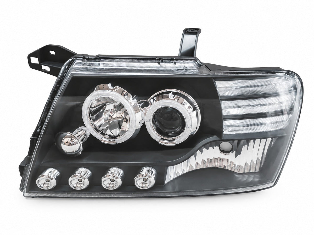 Scheinwerfer LED DRL für Mitsubishi Lancer 07-17 Dual Projector Dynamic Blinker Carpartstuning Austria