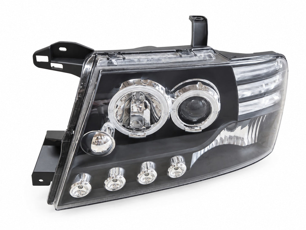 Scheinwerfer LED DRL für Mitsubishi Lancer 07-17 Dual Projector Dynamic Blinker Carpartstuning Austria