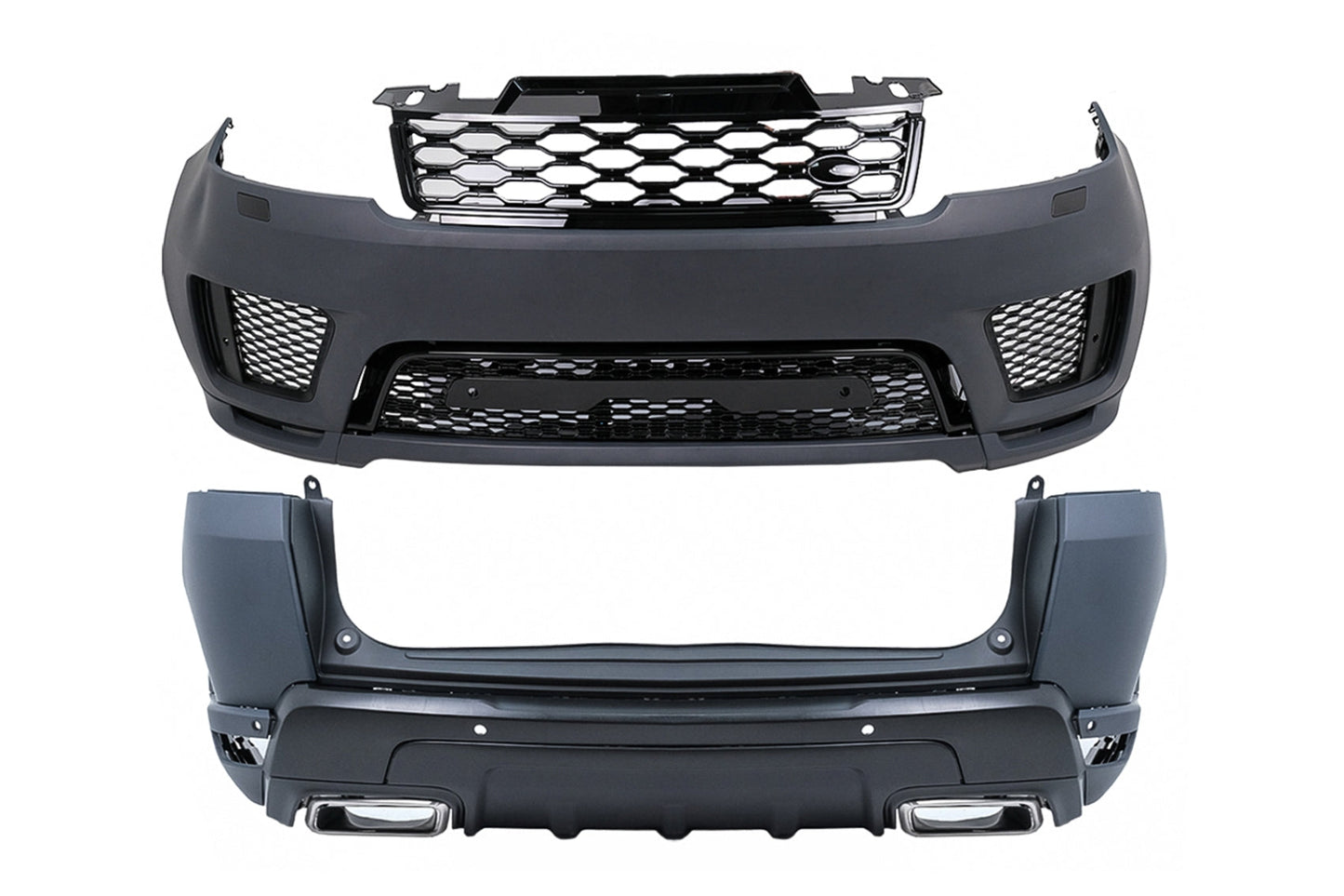 Bodykit für Range Rover Sport L494 13-17 Stoßfänger-Kotflügel-Umbau auf 2019er-Look Carpartstuning Austria