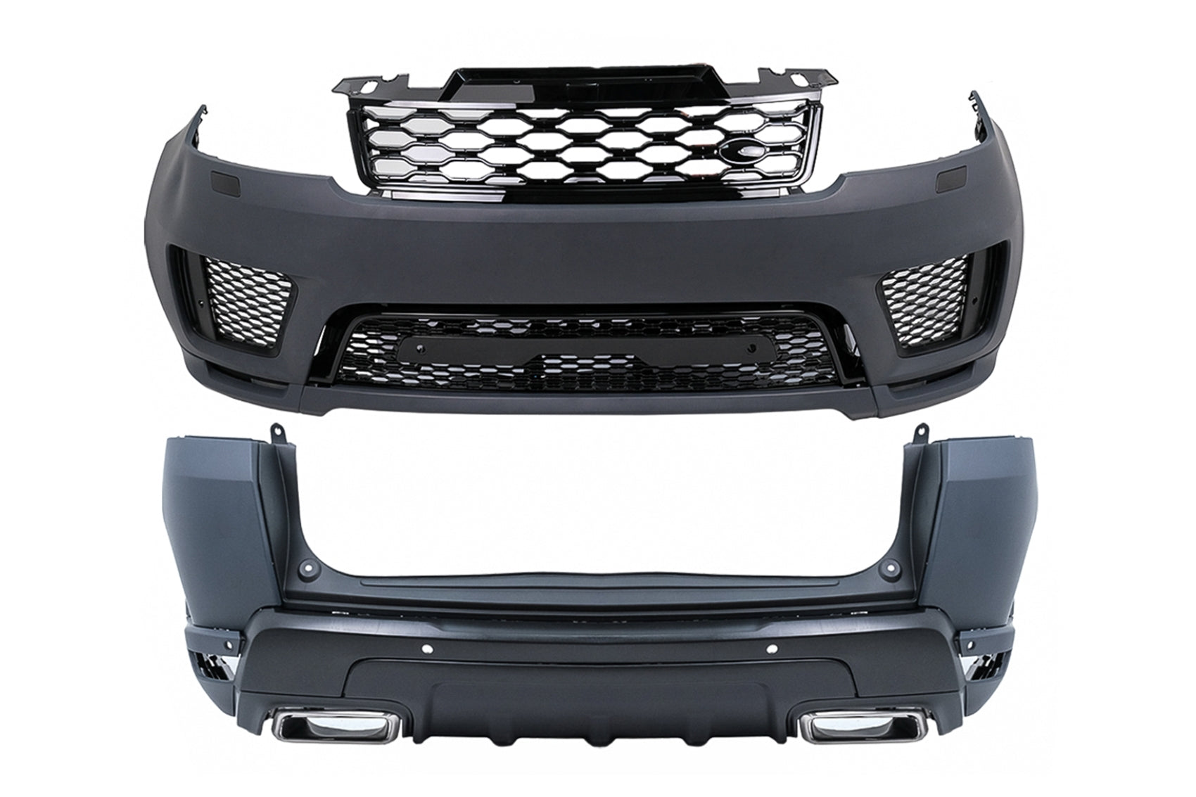 Bodykit für Range Rover Sport L494 13-17 Stoßfänger-Kotflügel-Umbau auf 2019er-Look Carpartstuning Austria