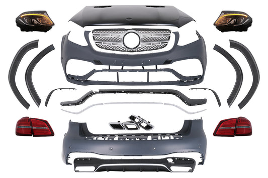 Bodykit für Mercedes GL-Klasse X166 12-16 Umbau GLS63-Design 2016 Stoßfänger Carpartstuning Austria