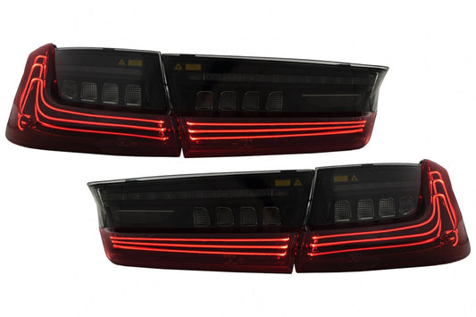 Voll LED Rückleuchten für BMW 3er G20 Limousine 2018-2022 Roter Laser-Look Dynamisch Carpartstuning Austria