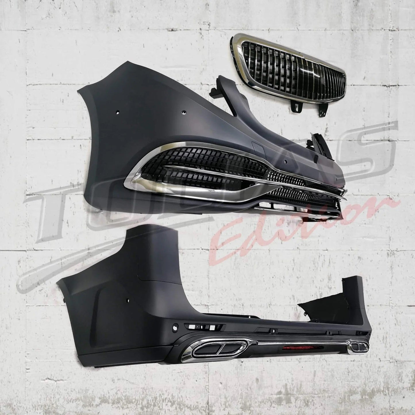 Bodykit Stoßstange für Mercedes V-Klasse W447 2014-03.2019 2020 Design Kühlergrill Carpartstuning Austria