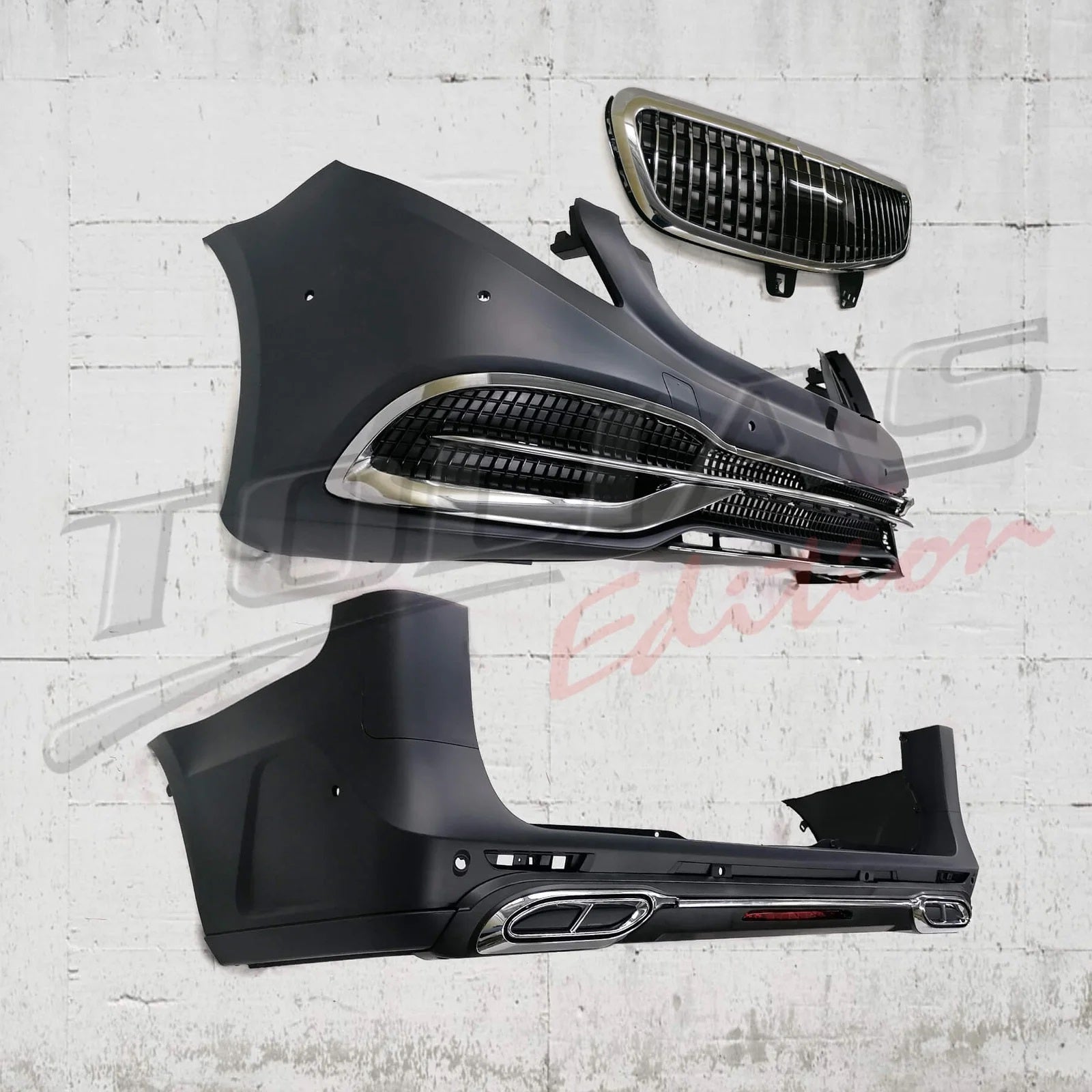Bodykit Stoßstange für Mercedes V-Klasse W447 2014-03.2019 2020 Design Kühlergrill Carpartstuning Austria