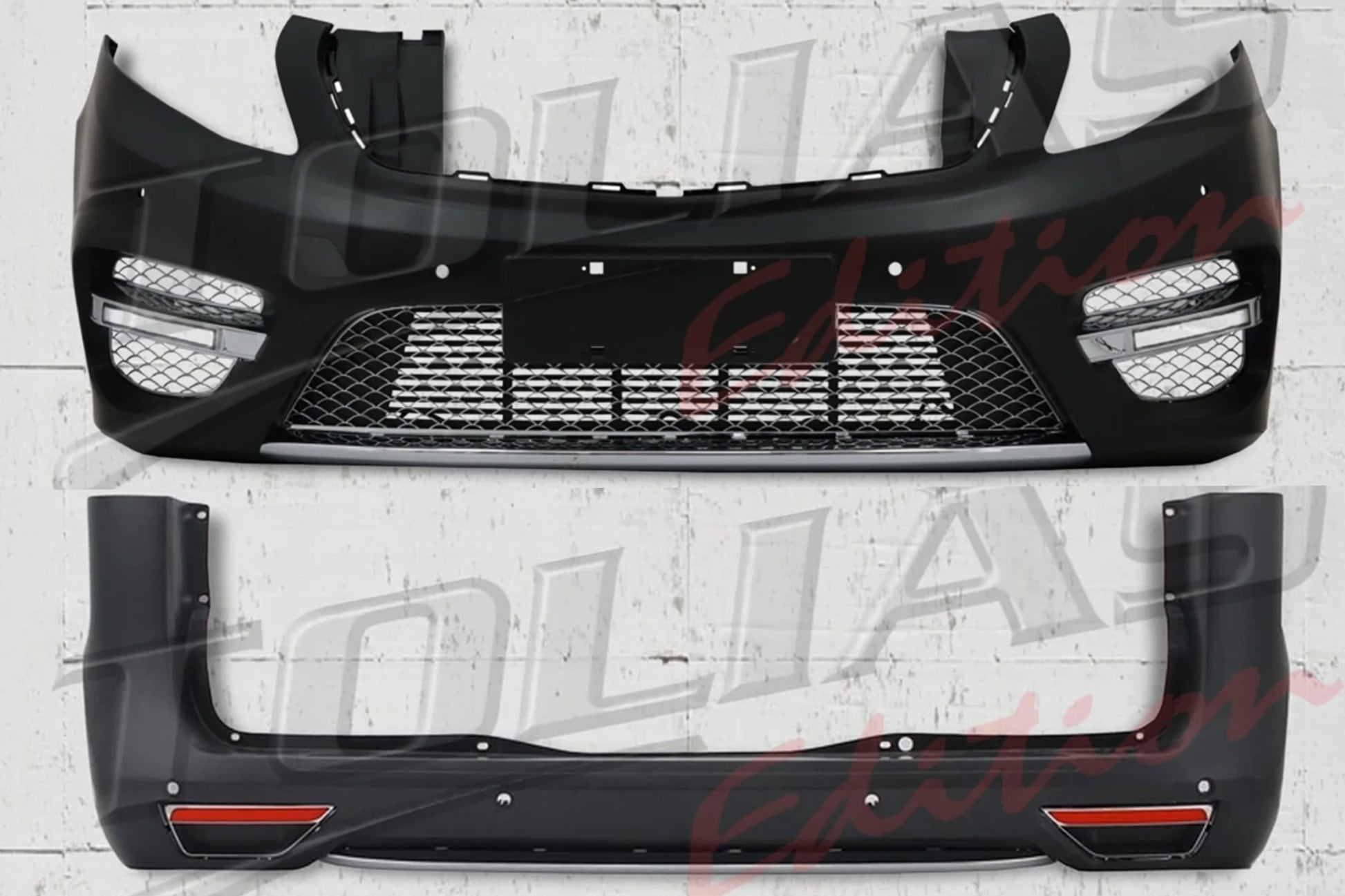 Body Kit für Mercedes V-Klasse W447 14-03.2019 Stoßstange seitengitter LED-Tagfahrlicht Carpartstuning Austria