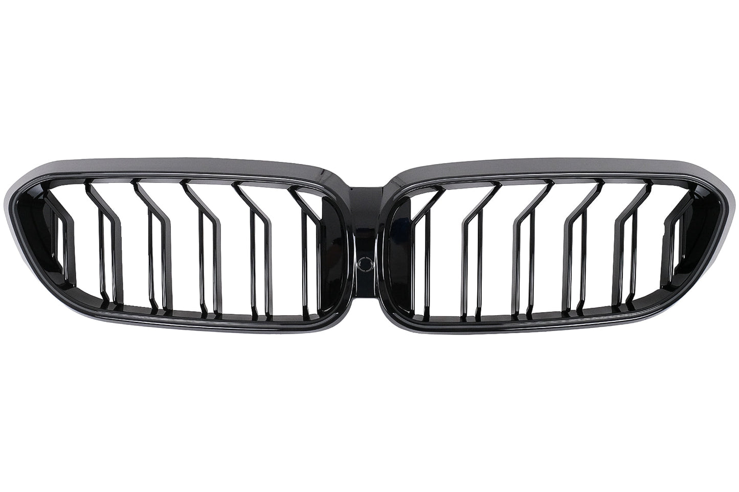 LED Kühlergrill für BMW 5er G30 G31 2017-2019 Doppelstreifen Schwarz Beleuchtet Carpartstuning Austria