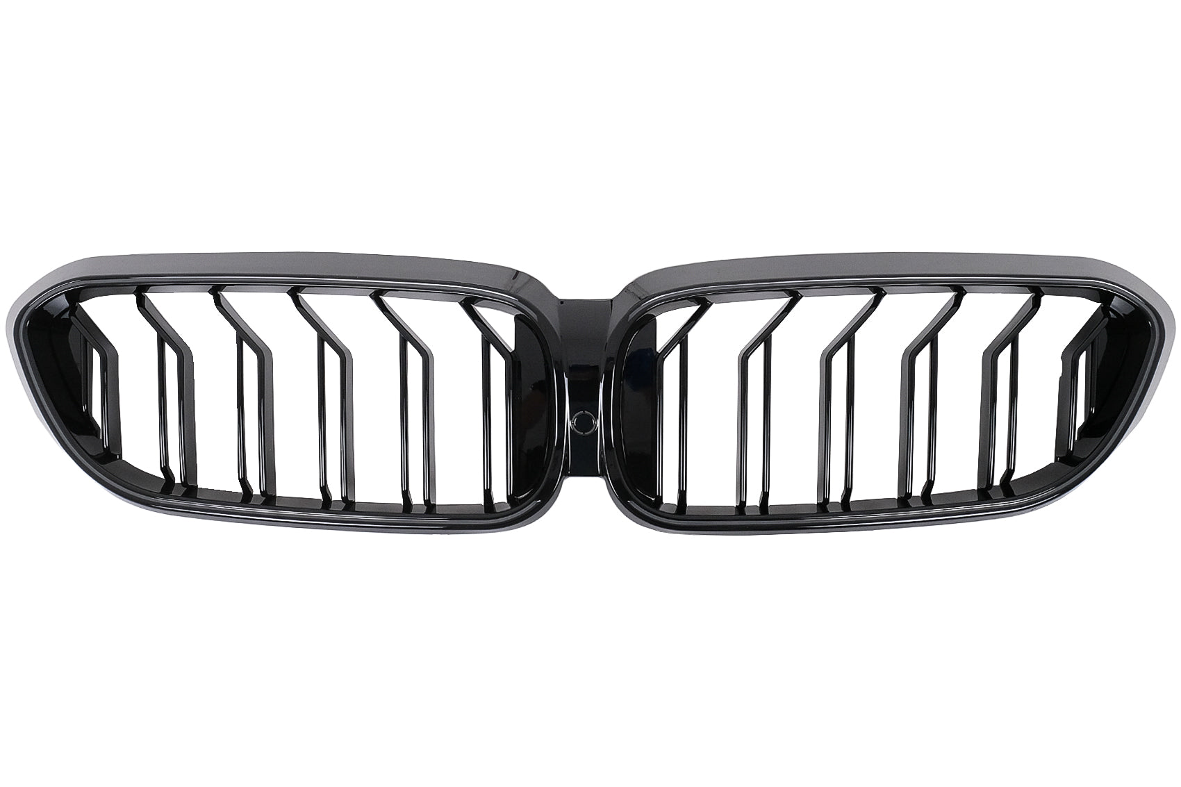 LED Kühlergrill für BMW 5er G30 G31 2017-2019 Doppelstreifen Schwarz Beleuchtet Carpartstuning Austria