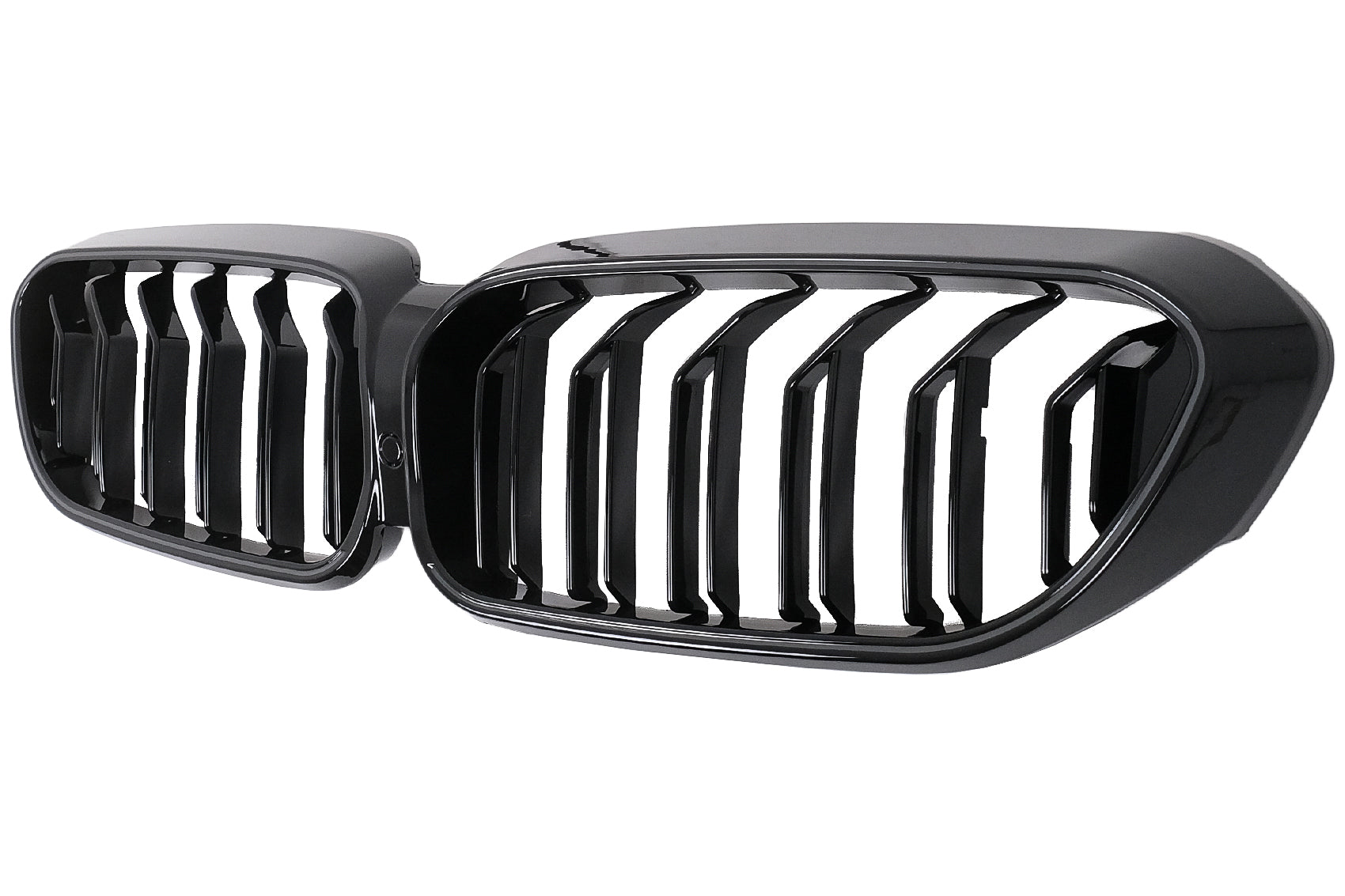 LED Kühlergrill für BMW 5er G30 G31 2017-2019 Doppelstreifen Schwarz Beleuchtet Carpartstuning Austria