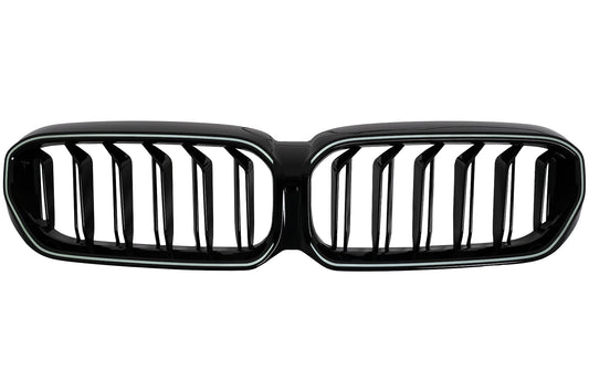 LED-Kühlergrill für BMW 5er G30 G31 LCI 2020-2023 Doppelstreifen Beleuchtet Carpartstuning Austria