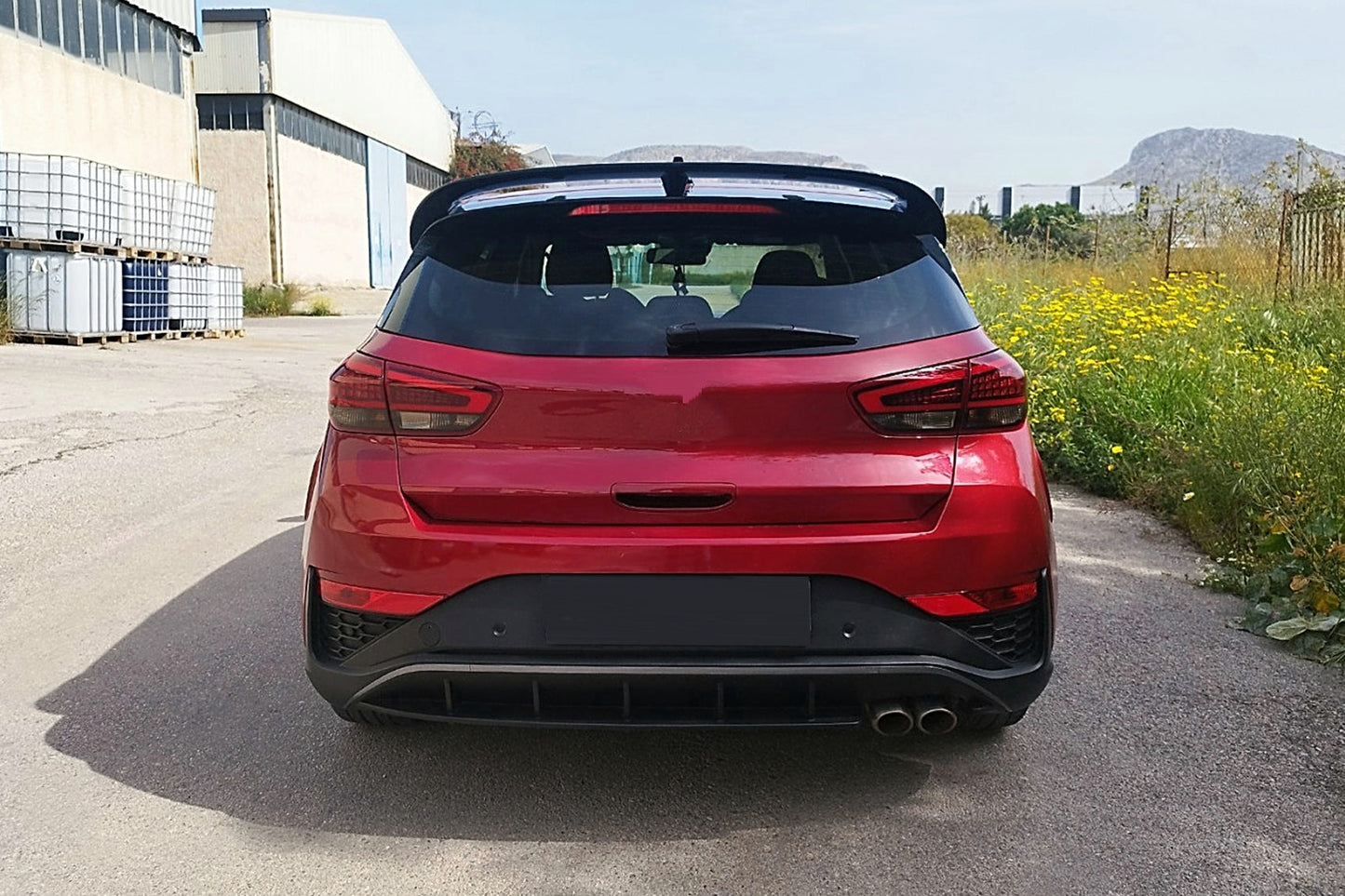 Dachspoiler Heckspoiler für Hyundai i30 Mk3 Hatchback 2016+ Standard N-Line unlackiert Carpartstuning Austria