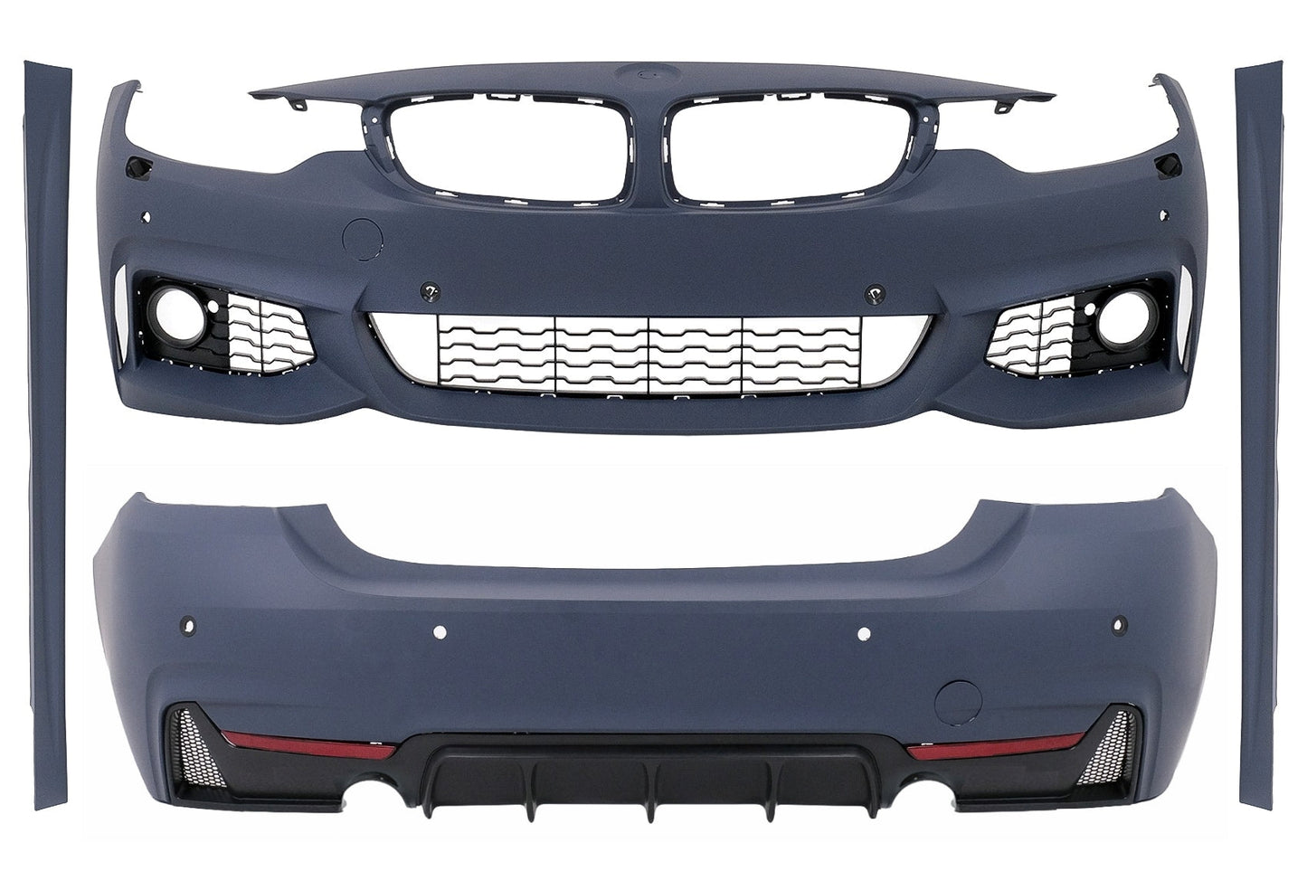 Bodykit für BMW 4er F36 Gran Coupé (2013–2019), M-Sport Design Stoßfänger Seitenschweller Carpartstuning Austria