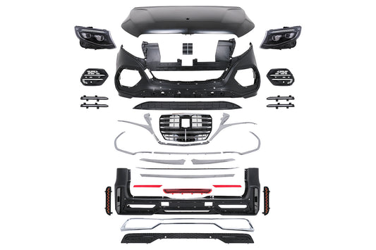 Bodykit für Mercedes V-Klasse W447 2014-2023 Stoßstangengitter Haube Scheinwerfer Carpartstuning Austria