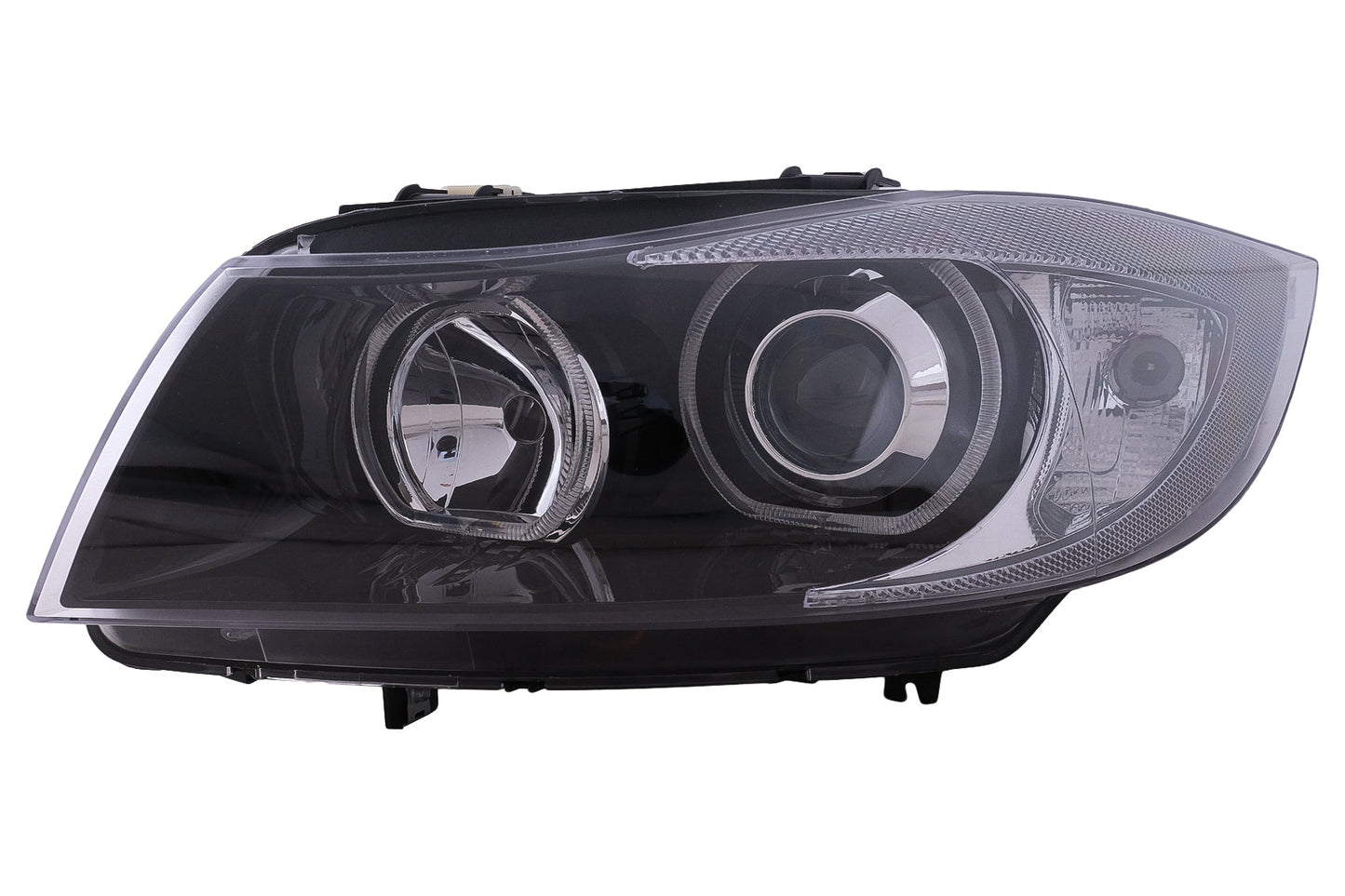 LED Angel Eyes Scheinwerfer für BMW 3er E90 Limo E91 Touring 03.05-2011 Schwarz Carpartstuning Austria