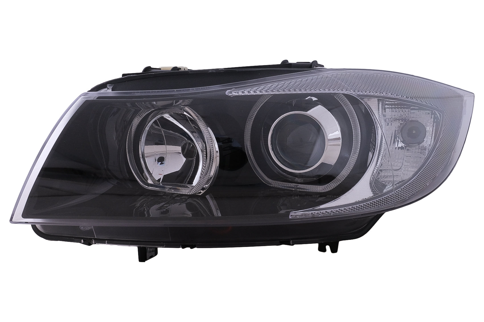 LED Angel Eyes Scheinwerfer für BMW 3er E90 Limo E91 Touring 03.05-2011 Schwarz Carpartstuning Austria