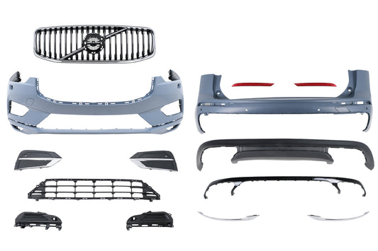 Bodykit Karosserie-Kit für Volvo XC60 2018–2025 R-Design Stoßstange Kühlergrill Luftdiffusor Carpartstuning Austria