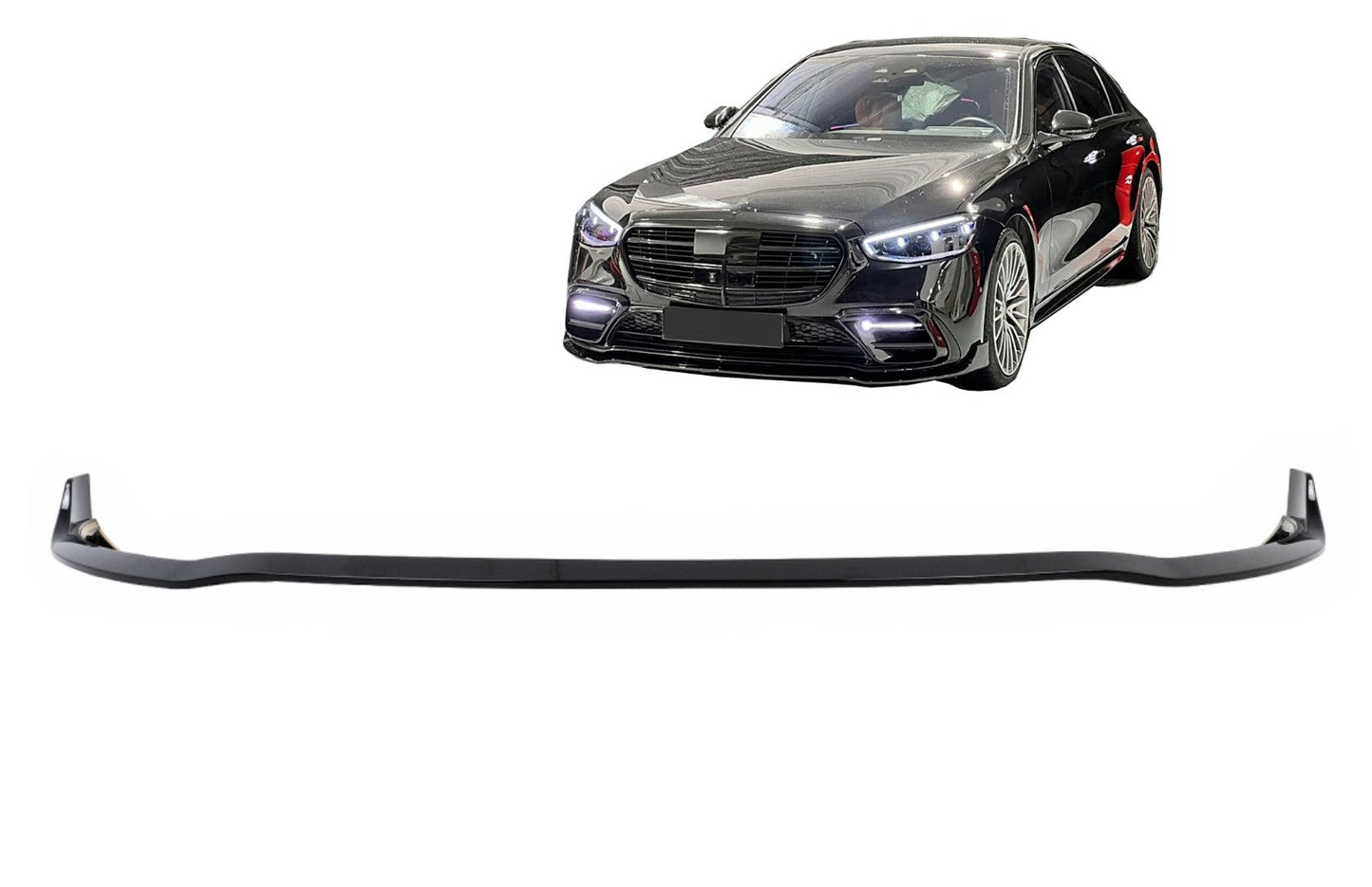 Stoßstange Diffusor Spoilerlippe für Mercedes S-Klasse W223 Limousine Sport Line 2020+ Carpartstuning Austria