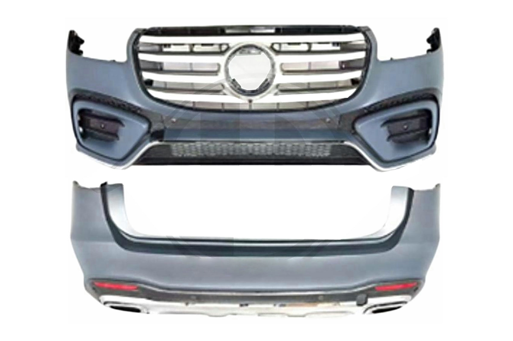 Bodykit für Mercedes GLS SUV X167 2019-2024 Stoßstange Kühlergrill Endrohre Carpartstuning Austria