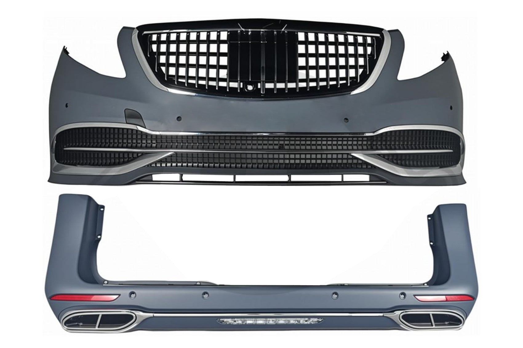 Bodykit Stoßstange für Mercedes V-Klasse W447 2014-03.2019 2020 Design Kühlergrill Carpartstuning Austria