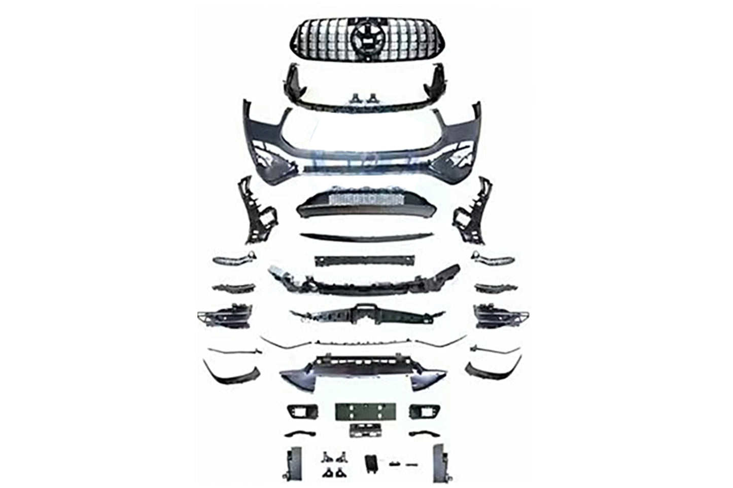 Bodykit für Mercedes GLE W167 SUV 2019+ GLE 63S Look Diffusor Kühlergrill Endrohre Carpartstuning Austria