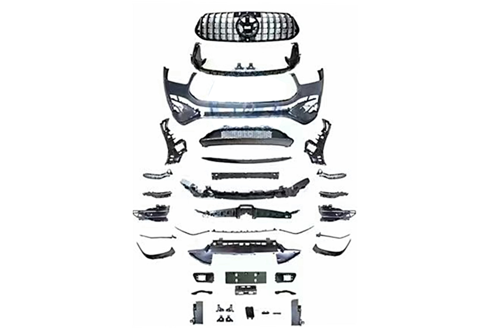 Bodykit für Mercedes GLE W167 SUV 2019+ GLE 63S Look Diffusor Kühlergrill Endrohre Carpartstuning Austria