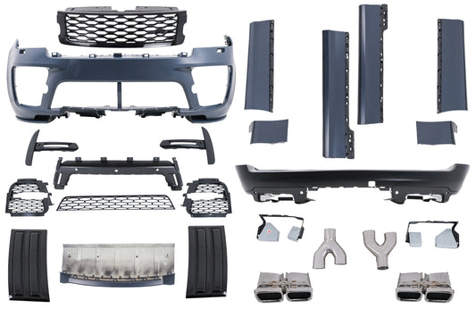 Bodykit für Range Rover Vogue IV L405 LWB 2018–2021 SVO-Look Stoßfänge Kühlergrill Carpartstuning Austria