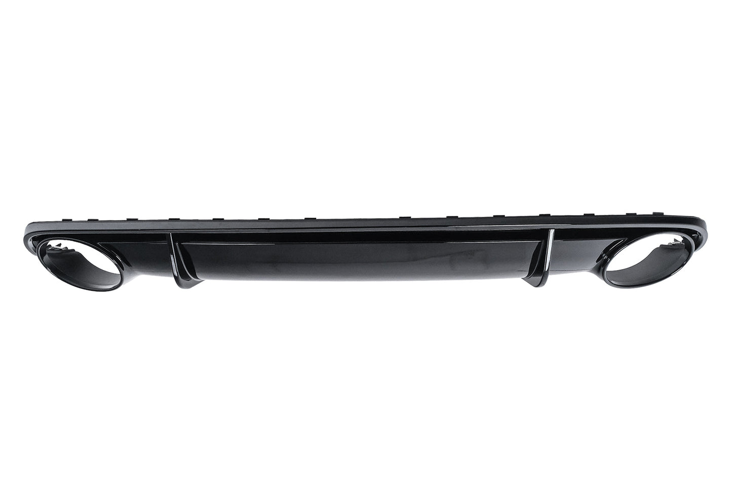 Stoßstange Diffusor Endrohre für  Audi A4 B8 Limousine Avant 2007–2011 RS4-Look Schwarz Carpartstuning Austria