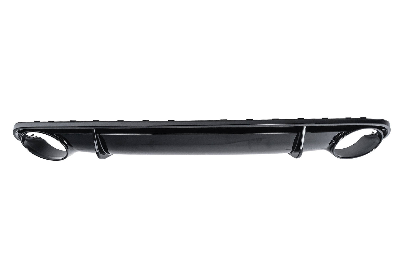 Stoßstange Diffusor Endrohre für  Audi A4 B8 Limousine Avant 2007–2011 RS4-Look Schwarz Carpartstuning Austria