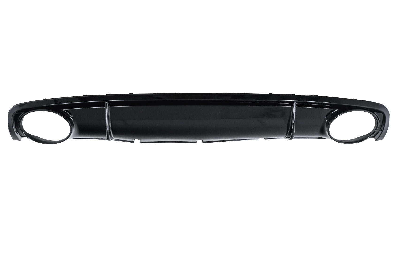 Stoßstange Diffusor Endrohre für Audi A4 B8 B8.5 MOPF 2012–2015 RS4-Look Schwarz Carpartstuning Austria