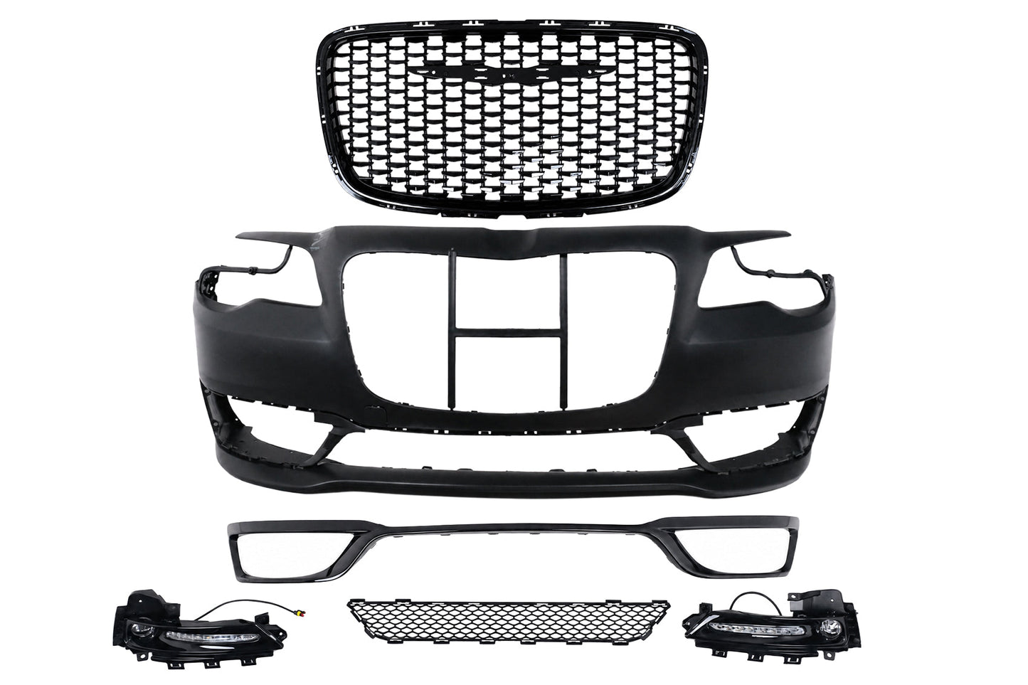 Stoßstange Frontstoßstange für Chrysler 300C 2012–2022 Kühlergrill Tagfahrlicht Carpartstuning Austria