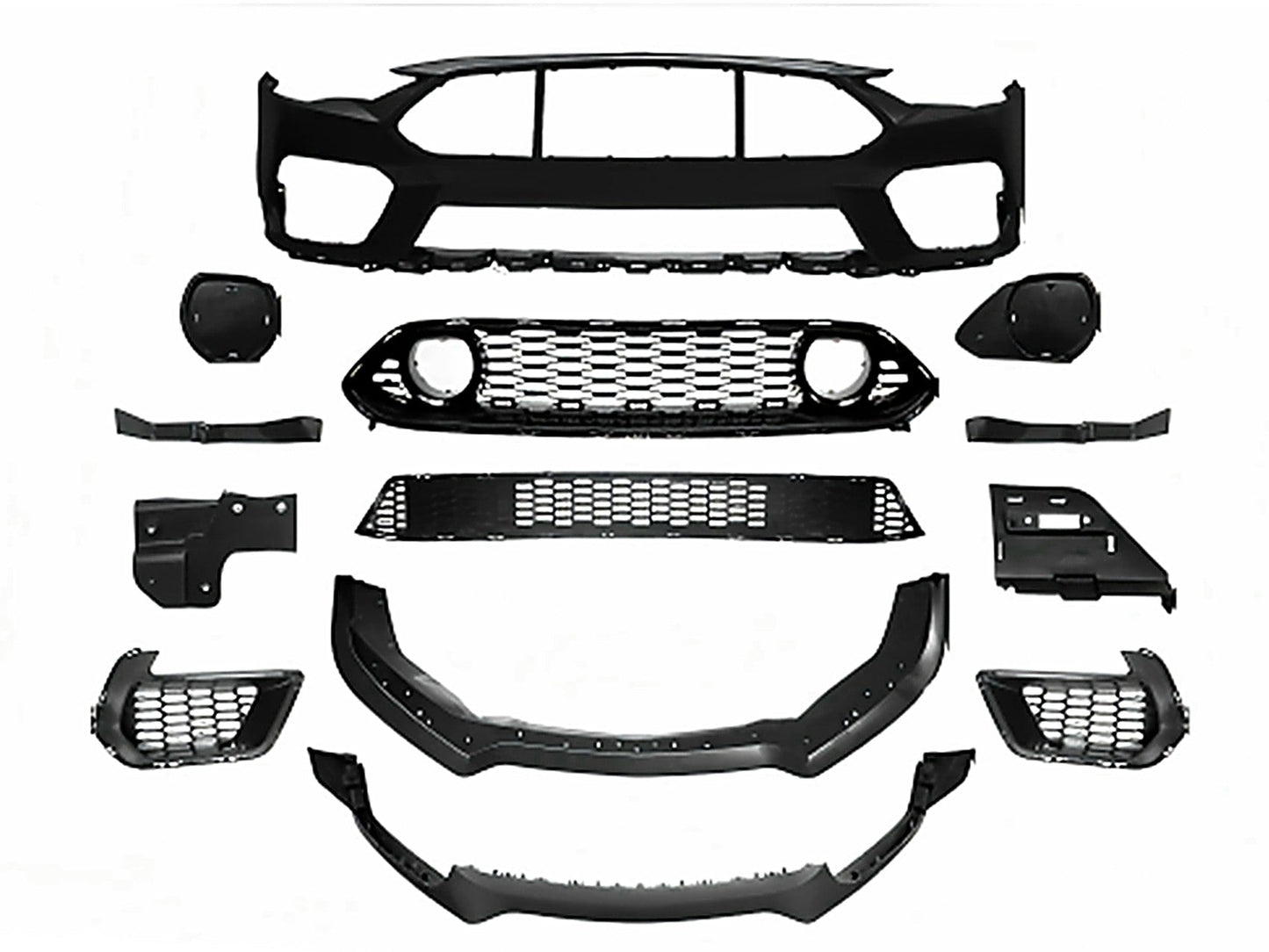 Stoßstange für Ford Mustang Mk6 VI 6 Generation Facelift 2018–2022 Kühlergrill Carpartstuning Austria