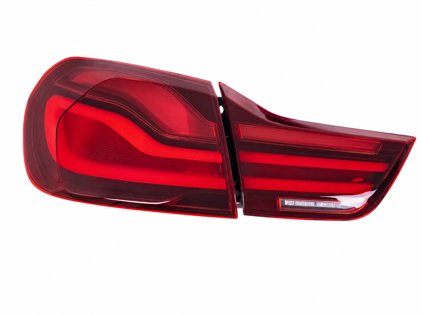 LED-Rückleuchten für BMW 4er F32 F33 F36 M4 F82 F83 2013–03.2019 Rot/Schwarz Carpartstuning Austria