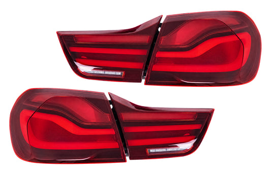 LED-Rückleuchten für BMW 4er F32 F33 F36 M4 F82 F83 2013–03.2019 Rot/Schwarz Carpartstuning Austria