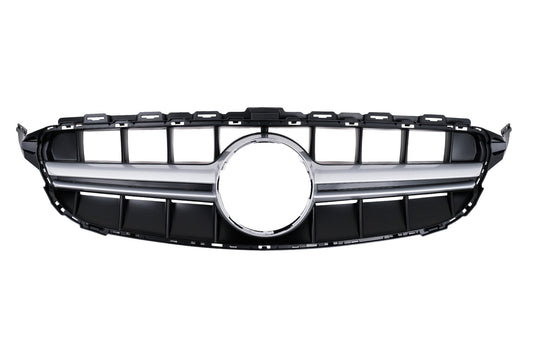 Kühlergrill für Mercedes C-Klasse W205 S205 C205 A205 2014–2018 ohne Kamera Carpartstuning Austria