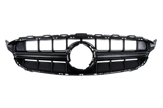 Kühlergrill für Mercedes W205 S205 A205 C205 Facelift 03.18-20 ohne Kamera Schwarz Carpartstuning Austria