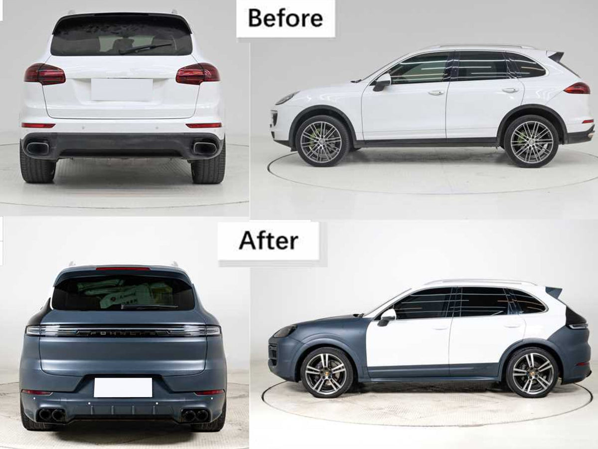 Kit für PORSCHE Cayenne Facelift 2014-2017 GTS Look Seitenschweller Radkästen Carpartstuning Austria