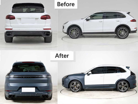 Kit für PORSCHE Cayenne Facelift 2014-2017 GTS Look Seitenschweller Radkästen Carpartstuning Austria