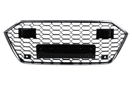 Kühlergrill für für Audi A7 4K8 2018- RS Design Wabengitter Chrom Grille Gitter Carpartstuning Austria