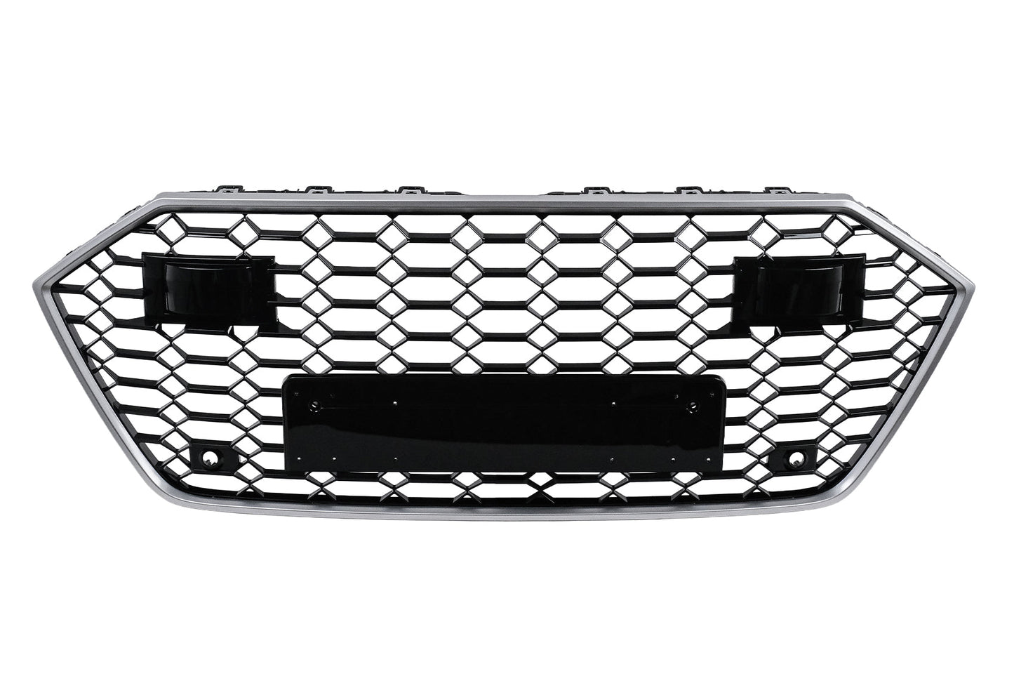 Kühlergrill für für Audi A7 4K8 2018- RS Design Wabengitter Silber Grille Gitter Carpartstuning Austria