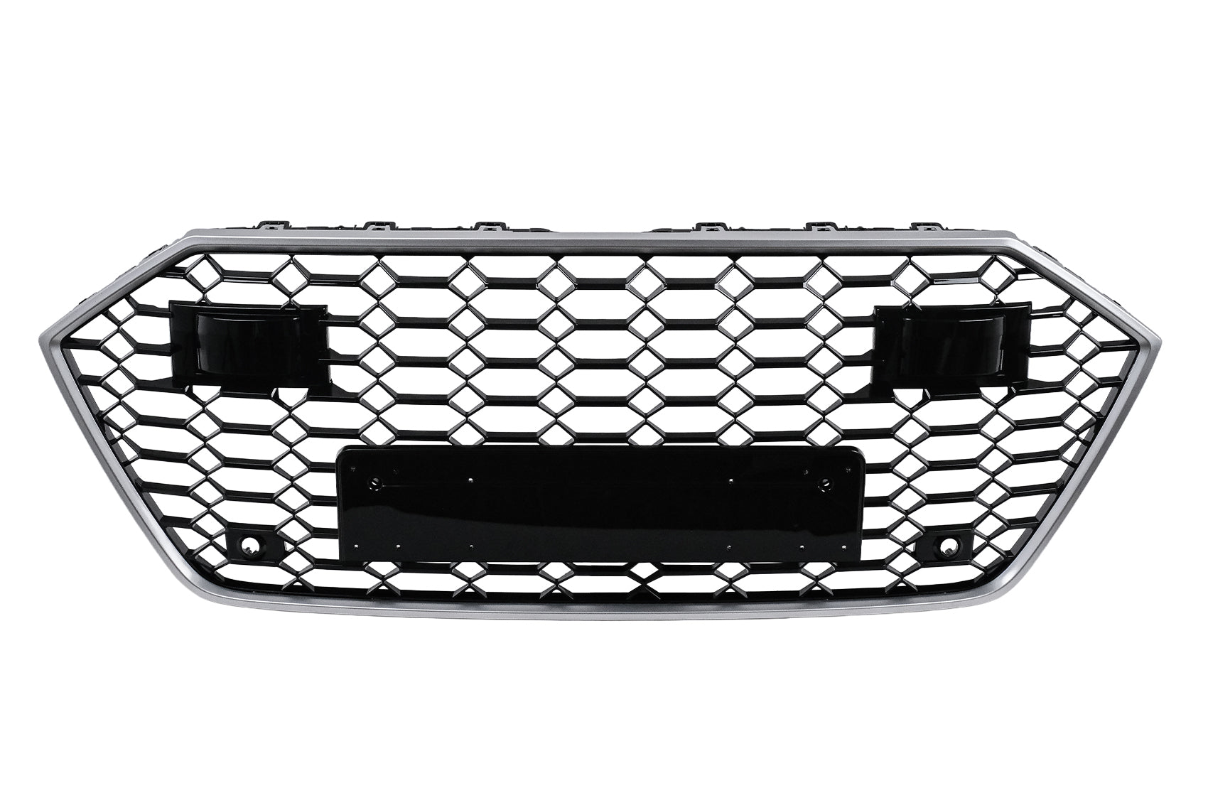 Kühlergrill für für Audi A7 4K8 2018- RS Design Wabengitter Silber Grille Gitter Carpartstuning Austria