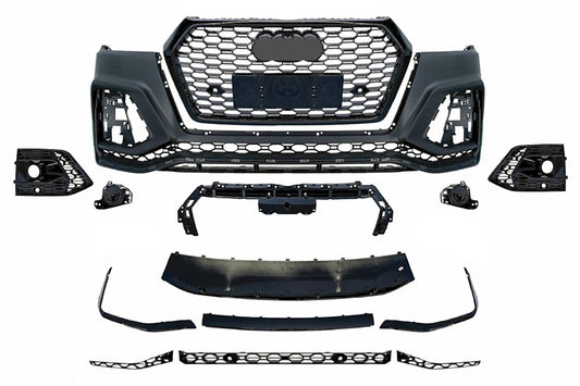 Stoßstange für Audi Q5 SUV FY 2017-2020 RS Design Kühlergrill Waben PDC SRA Carpartstuning Austria