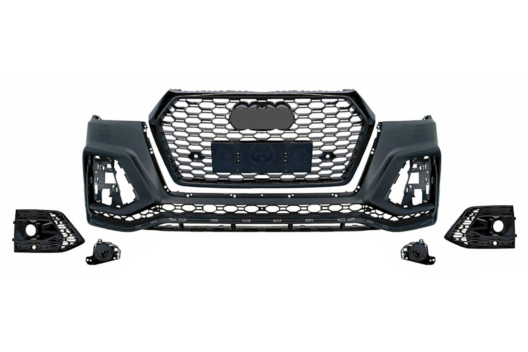 Stoßstange für Audi Q5 SUV FY 2017-2020 RS Design Kühlergrill Waben PDC SRA Carpartstuning Austria