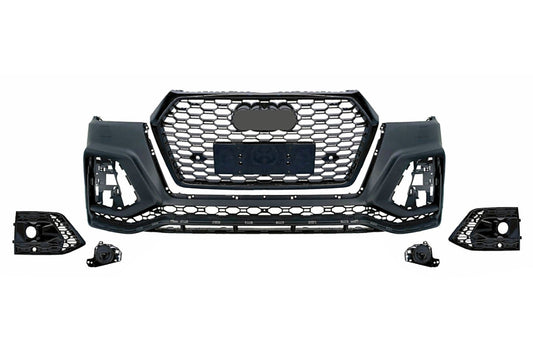 Stoßstange für Audi Q5 SUV FY 2017-2020 RS Design Kühlergrill Waben PDC SRA Carpartstuning Austria