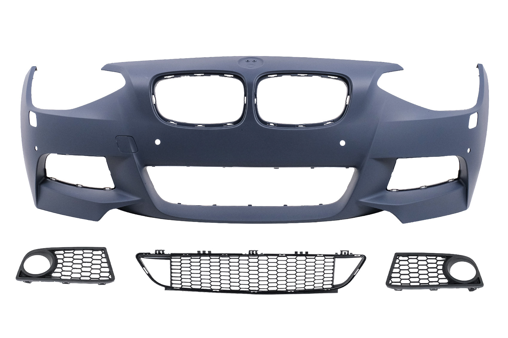 Stoßstange Frontstoßstange für BMW 1er F20 F21 2011–08.2014 M-Technik Design Unterer Gitter Carpartstuning Austria